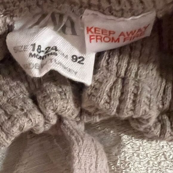 ZARA WAFFLE KNIT JOGGERS, 18-24 months - Picture 5 of 5